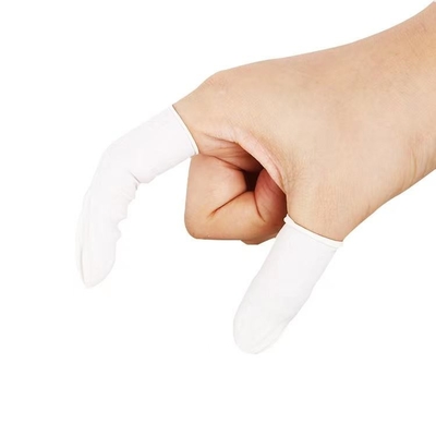 厚い粉末のない指のベッド 電子機器製造のための100%純天然ラテックスESD安全手袋